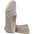 thumbnail image 4 of Toms Alpargata Rope Men's Vegan Cotton Slip On Espadrilles In Grey Size 12, 4 of 6