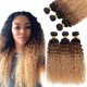 thumbnail image 1 of 12A Ombre paquetes de cabello humano (T1B/30/27 18"" 20"" 22"") Ombre rizado 3 paquetes de cabello humano 100% sin procesar virgen brasileño Ombre rizado paquetes de tejido de cabello humano, 1 of 1