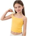 thumbnail image 2 of HAOTAGS Big Girls Summer Tank Top(7-13) Casual Loose-Fit Sleeveless Undershirts Yellow Size 9-10Years, 2 of 10