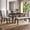 Espresso + Upholstered Chair + Seats 6 + Classic,Modern + Solid Wood + 4 Leg + Linen + Rectangular + Solid Wood+MDF + Dining Table with Chair and Bench, variant on 6 Piece Dining Set, 60 Inch Dining Table with 4 Chairs and Bench, Modern Kitchen Dining Room Furniture Set, Espresso