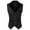 Black, variant on XWSHYW Men Clothes Mens Gothic Dress Vest Medieval Court Gown Vintage Swallowtail Slim Waist Wrap up Vest Coat