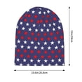 thumbnail image 5 of Beanie Hats for Men and Women, Usa America Stars Patterns Adult Unisex Knit Hat Winter Warm Skull Cap, 5 of 7