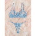 thumbnail image 5 of Blue Lingerie Set Embroidered, 5 of 5