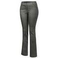 thumbnail image 3 of MixMatchy Women's High Waist Comfy Stretchy Bootcut Trouser Pants, 3 of 3