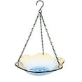 thumbnail image 2 of The Lakeside Collection Decorative Hanging Glass and Metal Bird Cage Bath, Garden, 2 of 5