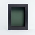 thumbnail image 2 of 8x10 Shadow Box Frame In Black With A 1 3/4" Usable Depth Includes Hunter Green Acid-Free Backing,, 2 of 6