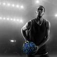 thumbnail image 2 of Millenti Street Wise Camo Basketball Ball Outdoor Indoor for Men, Women & Youth Who Love Basketball, Blue Size 5, BB0205BL, 2 of 5
