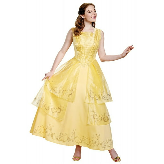 Adults Women's Prestige Beauty And The Beast Belle Gown Costume X-Large 18-20