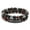 Red, variant on 2Pcs Natural Tiger Eye, Obsidian and Hematite 8mm Beads Bracelet, Gifts for Women by Men, Healing Crystal Bracelet for Luck, Prosperity and Happiness