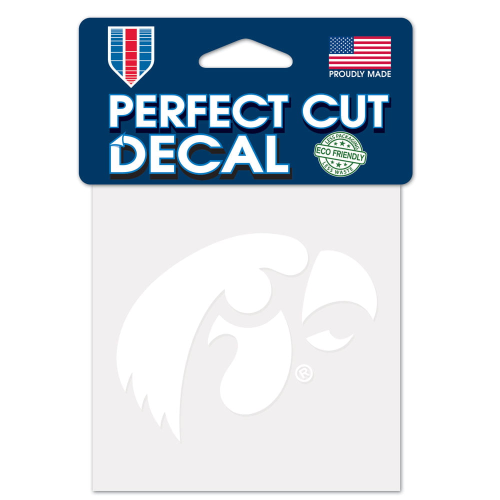WinCraft NCAA University Connecticut Huskies 4x4 inch White Decal Sticker 