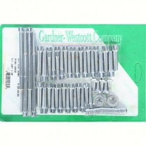 fits Gardner™-Westcott P-10-14-01 Cam and Primary Cover Hardware Set - Polished - Chrome