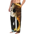 thumbnail image 6 of Rocae Yin Yang Mens Pajama Pants Pj Pants Mens Lounge Pants-Small, 6 of 6