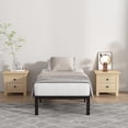 thumbnail image 4 of Leumius 14" Twin Bed Frame,Heavy Duty Metal Platform Bed Frame with Storage Space Under Frame,No Box Spring Needed,Black, 4 of 14