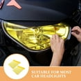 thumbnail image 3 of KAKOWELY yellow headlight tint Yellow Headlight Tint Film - 2 Rolls Car Vinyl Wraps Protector Tint Vinyl Film Sticker Headlight Fog Light Vinyl For Car Tail Lights Film, 3 of 4