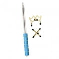thumbnail image 3 of Colaxi Billiards Pool Cue Stick Snooker Cue Rest Anti Slip Handle Billiards Rod Stick Frame with Removable Bridge Head for Game Club 1Rod 2Low Cross Head, 3 of 8