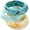 2blue+off white, variant on 3PCS Chunky Acrylic Bangle Bracelets for Women, Chunky Colorful Wide Resin Bracelets Set Geometric Fashions Statement Stackable Bracelet Jewelry