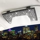 thumbnail image 1 of Porta Pañuelos para Visera de Coche ChuLian Cuero Negro con Cristales, 1 of 8