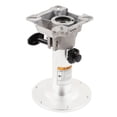 thumbnail image 2 of Pedestal De Asiento De Altura Ajustable, Pedestal De Asiento Ajustable Giratorio De 360 ​​grados Manual De Plata De 330-480 Mm Para Yates RV ANGGREK Otros, 2 of 8