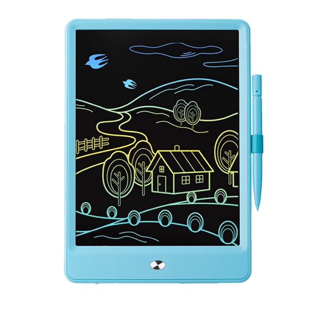 Los niños garabatean el tablero de escritura del LCD del color del tablero de dibujo