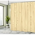 thumbnail image 5 of Ambesonne Beige Shower Curtain, Wooden Texture Organic, 69"Wx70"L, Cream, 5 of 5