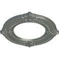 thumbnail image 3 of Ekena Millwork 11 1/8"OD x 6 1/8"ID x 5/8"P Benson Ceiling Medallion (Fits Canopies up to 6 1/8"), Hand-Painted Silver, 3 of 7
