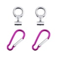 thumbnail image 2 of koolsoo Écrous Oeillets de Levage M4 en Acier Inoxydable Forme Vis Boulon Accessoires Mousquetons, 2 of 9