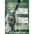 thumbnail image 4 of Collar para gatos SSuperp Airtag reflectante integrado con soporte Airtag GPS blanco, 4 of 5
