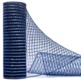 thumbnail image 1 of Ribbli Ribbli, malla metálica azul marino, 25 cm x 9 m, para Navidad, bricolaje, 1 of 5