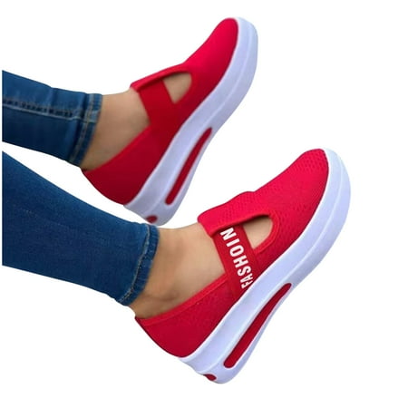 

Women s Ladies Shoes Casual Daily Buckle Closed Toe Platform Sneakers
