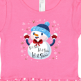 thumbnail image 3 of Inktastic Holiday Snowman Gift Baby Girl Dress, 3 of 4