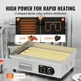 thumbnail image 3 of VEVOR Commercial Electric Griddle 1600W - Half-Flat Top, Precise Temperature Control, Easy to Clean, 3 of 9