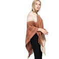 thumbnail image 2 of CoCopeaunt Women Tassel Shawl Wraps Knitted Poncho Winter Soft Sweater Cardigan Blanket Cape, 2 of 6