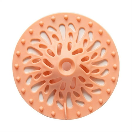 

Round Bathroom Drain Cover Soft Durable Hair Stopper for Household Accessories