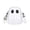 White, variant on Halloween Crossbody Bags, Clear Ghost Jelly Crossbody Purse for Women, Lightweight Underarm Shoulder Bag Daily Commute