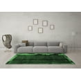 thumbnail image 3 of Ahgly Company Indoor Rectangle Abstract Emerald Green Modern Area Rugs, 3' x 5', 3 of 4