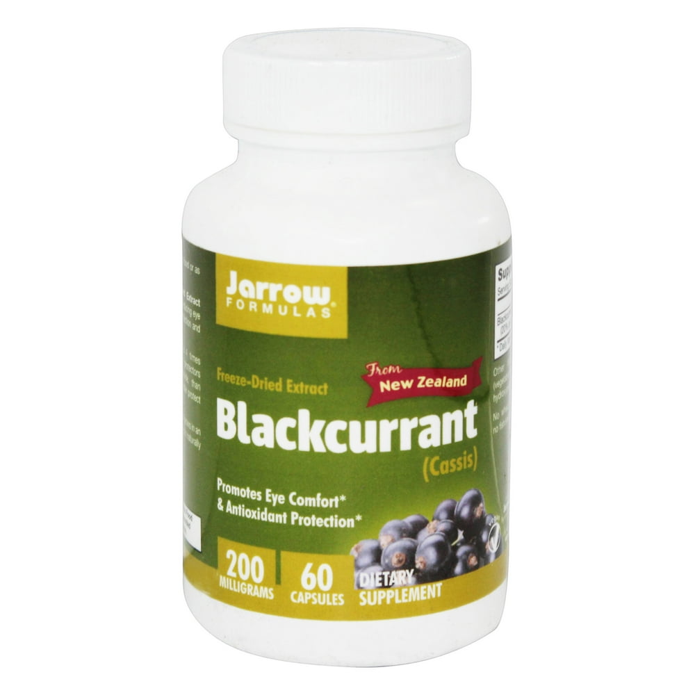 Jarrow Formulas Black Currant FreezeDried Extract, Promotes Eye