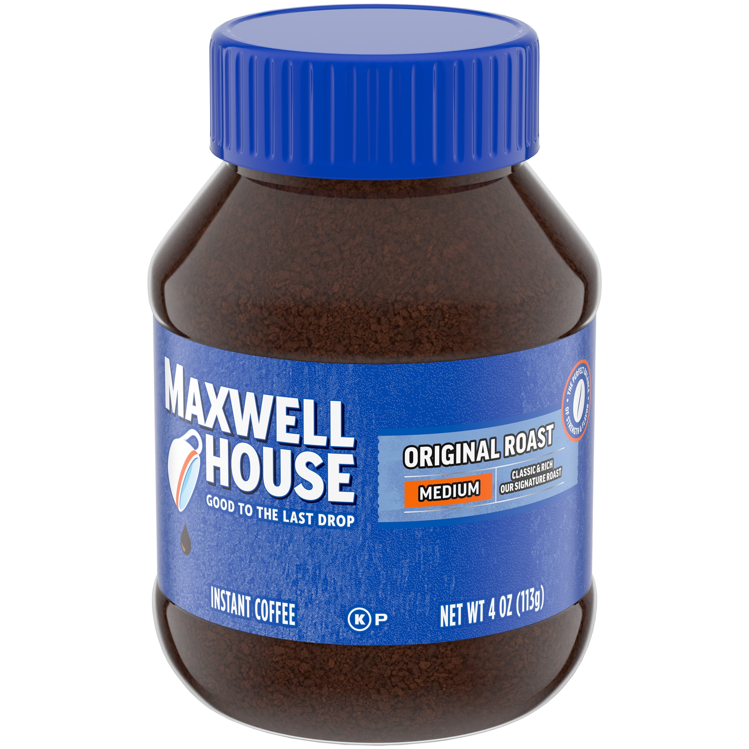 Maxwell House The Original Roast Instant Coffee, 4 oz Jar