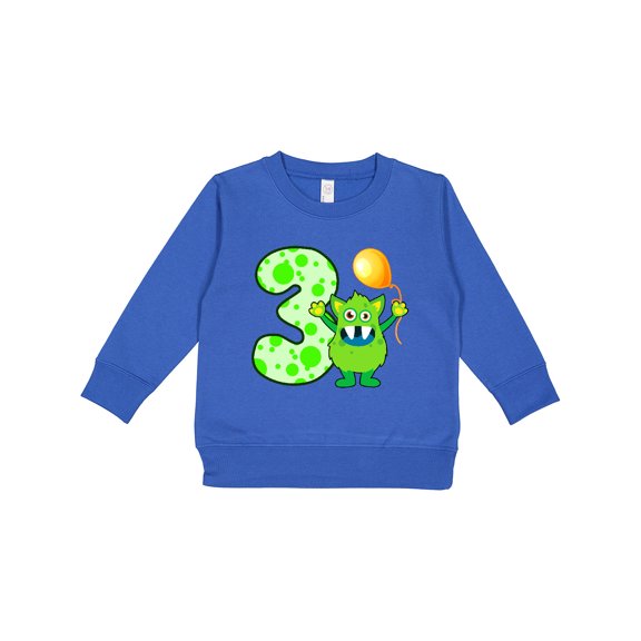 Inktastic 3rd Birthday Monster Toddler Sweatshirt
