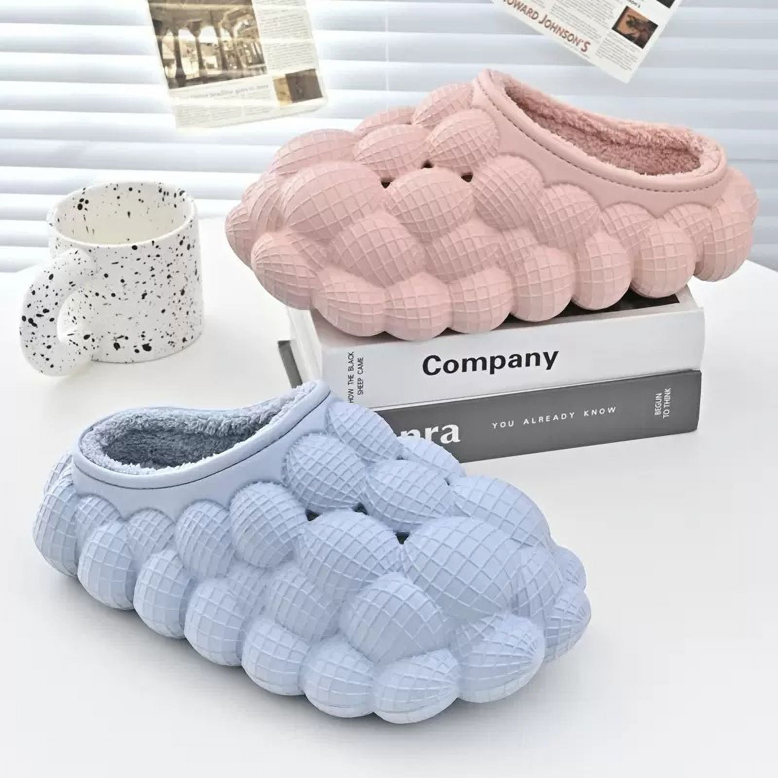 Bubble Slippers for Women Mens Beach Slides Sandals Soft Massage Pillow Slipper Unisex Breathable House Spa Shower Sandals Indoor Outdoor Walmart