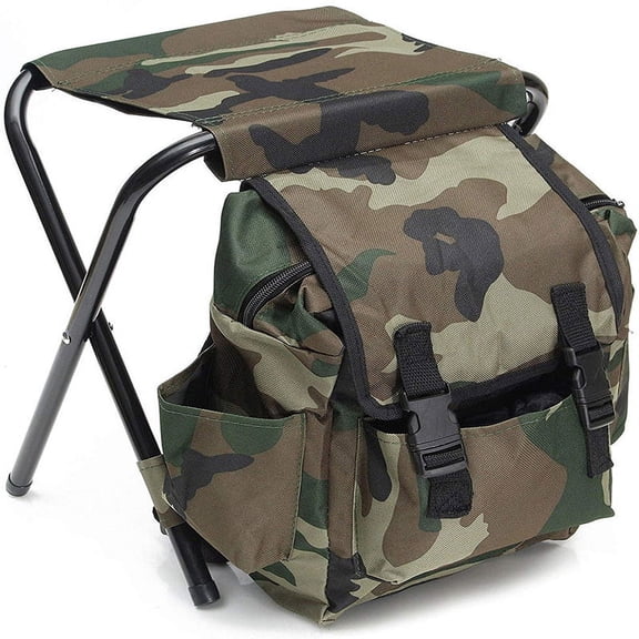 Portable Folding Backpack Chair Lightweight Outdoor Lounge Chair for Camping Hiking Fishing Compact and Durable