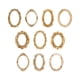 thumbnail image 2 of Marco decorativo para scrapbooking, papel decorativo para hacer tarjetas. Oval, 2 of 8