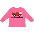 thumbnail image 3 of Inktastic I Heart Firetrucks Boys or Girls Long Sleeve Toddler T-Shirt, 3 of 5