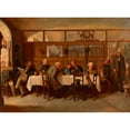 thumbnail image 3 of Alois Greil 18x14 Black Modern Framed Museum Art Print Titled - Inn Scene (Approx. 1890), 3 of 5