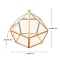 thumbnail image 2 of Caja Circular De Flores De Vidrio Transparente Geométrica Para Círculos De Collar, Almacenamiento De Joyas De Boda, Decoración Del Hogar, 2 of 7