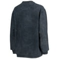 thumbnail image 3 of Women's Pressbox Navy Cal Bears Comfy Cord Vintage Wash Basic Arch Pullover Sweatshirt, 3 of 3