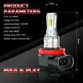 thumbnail image 2 of For Acura RSX 2002 2003 2004 6X LED Headlight Bulb H1 H1 High Low Beam + H11 Fog Light Pack of 6, 2 of 11