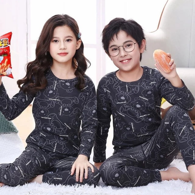 Conjuntos de pijamas para niñas, pijamas navideños para niños, ropa de casa para niños, ropa de dormir para niños, ropa de dormir para niñas de 4, 6, 8, 10 y 12 años