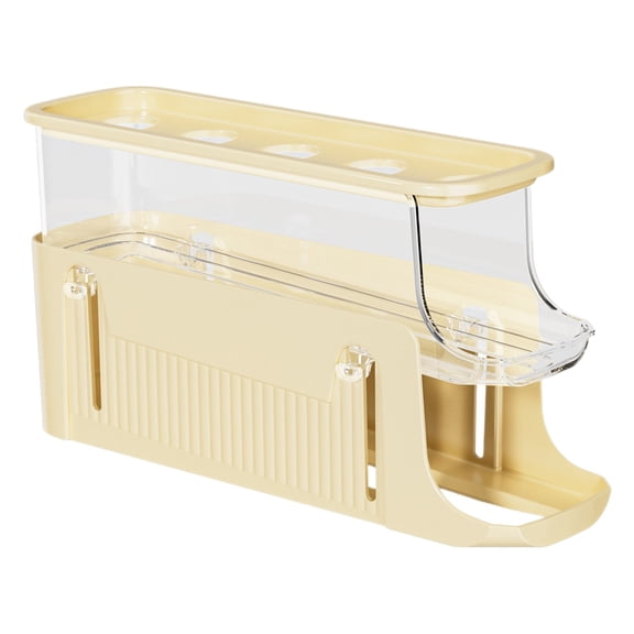 Egg Storage Box,Egg Dispenser For Refrigerator Egg Holder For Refrigerator New Upgraded Auto Rolling Retractable Eggs Storage Rack Large Capacity 17 Eggs Rack Dispenser Saving Eggs Dispe