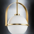 thumbnail image 4 of Luxury Mid-Century Modern Pendant, 12.375H x 9.375W, with Modern Style, Brushed Bronze, UHP4342 by Urban Ambiance, 4 of 5