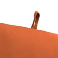 thumbnail image 5 of Jordan Manufacturing Sunbrella 44" x 22" Spectrum Cayenne Orange Solid Rectangular Outdoor Chair Cushion with Ties and Hanger Loop, 5 of 12
